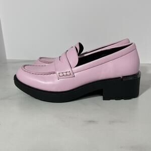 bp Pink Platform Penny Loafers